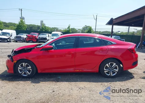 2017 Honda Civic Lx from USA, damaged, VIN 2HGFC2F5XHH572671